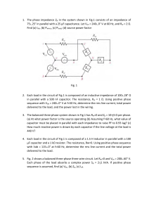 Three-Phase Power Systems Problems