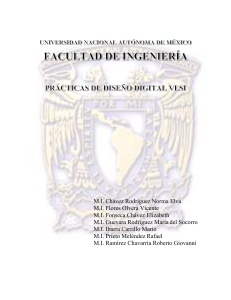 Pr&aacute;cticas de Dise&ntilde;o Digital VLSI - UNAM