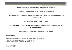 Apresenta&ccedil;&atilde;o Resumida da Norma ABNT NBR 17505: Armazenamento de L&iacute;quidos Inflam&aacute;veis