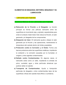 Lubricaci&oacute;n de Cojinetes y M&aacute;quinas: Gu&iacute;a T&eacute;cnica