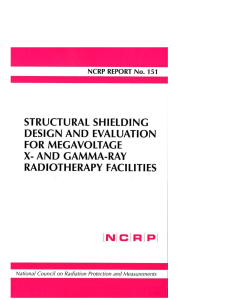 NCRP Report 151: Structural Shielding for Radiotherapy Facilities