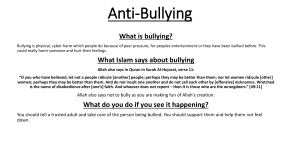 Anti-Bullying Guide