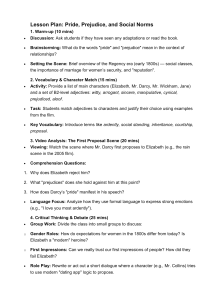 Lesson Plan: Pride, Prejudice, and Social Norms