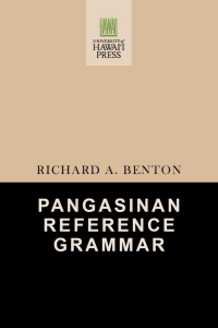 Pangasinan Reference Grammar by Benton (1971)