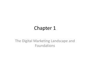 Digital Marketing Foundations Chapter 1