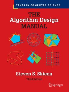 The Algorithm Design Manual - Algorithm Design Textbook