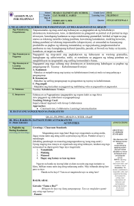 Filipino 5 Lesson Plan: Irony (Kabalintunaan)