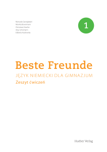 Beste Freunde 1 zeszyt cwiczen