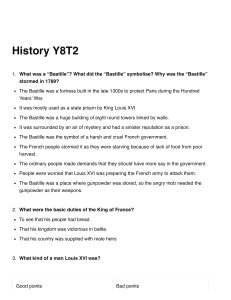 French Revolution Study Guide Y8T2