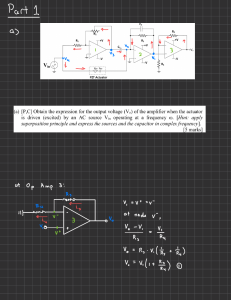 Op-Amp Circuit Analysis with PZT Actuator - Part 1