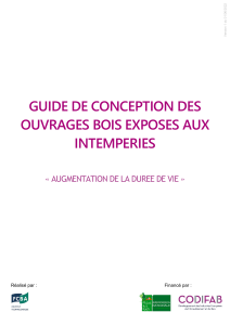 Guide de conception bois ext&eacute;rieur pour augmenter dur&eacute;e de vie
