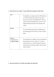 Statutory Interpretation Case Studies: Alder v George, Heydons Case