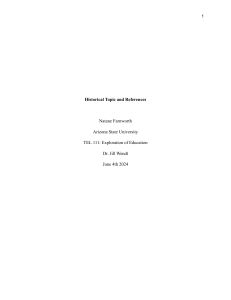 History of Standardized Testing