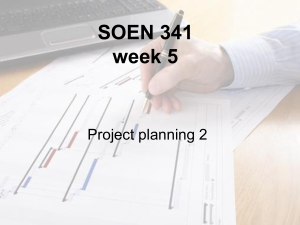 SOEN 341 Week 5: Project Planning 2