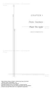 Botany of Desire: Apple Chapter