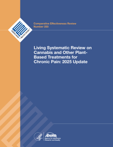 2025 Systematic Review: Cannabis for Chronic Pain