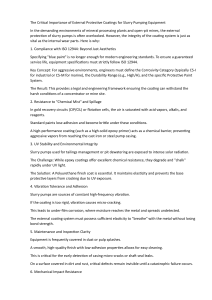 Slurry Pump Coatings: Importance & ISO 12944 Compliance
