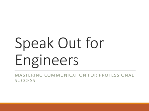 Speak Out for Engineers: Mastering Communication for Professional Success