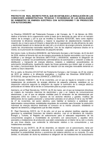 Real Decreto sobre autoconsumo el&eacute;ctrico: regulaci&oacute;n administrativa, t&eacute;cnica y econ&oacute;mica