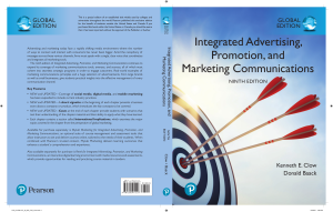 Integrated Advertising, Promotion, and Marketing Communications Textbook