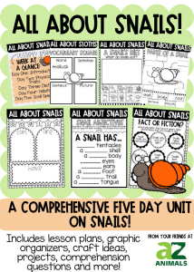 All About Snails! Unit Plan
