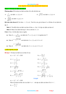 Problemas de Funciones de Matem&aacute;ticas de 10&ordm; Grado: Gu&iacute;a para Encontrar Dominios
