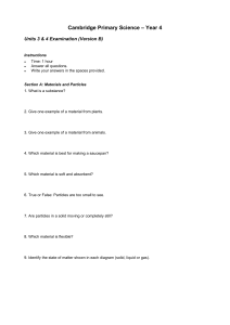 Cambridge Primary Science Year 4 Units 3-4 Exam (Version B)