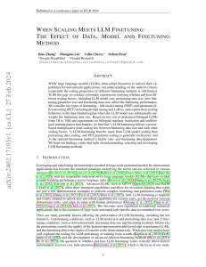Scaling LLM Finetuning: Data, Model, and Method Effects