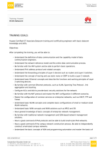 Huawei HCIA-Datacom Training Syllabus