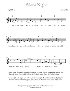 Silent Night Sheet Music