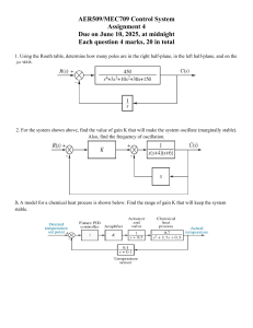 AER509/MEC709 Control System Assignment 4 Questions