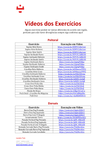 Guia de Exerc&iacute;cios com V&iacute;deos