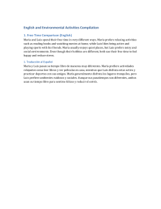 Compilaci&oacute;n de Actividades de Ingl&eacute;s y Ambientales