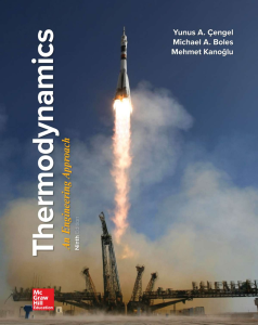Thermodynamics: An Engineering Approach Textbook