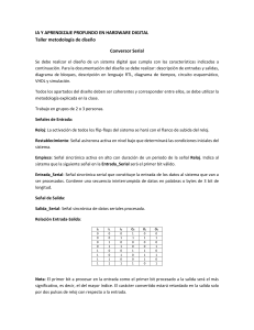 Dise&ntilde;o de Hardware Digital: Ejercicio de Convertidor Serial