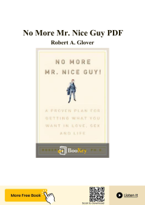 No More Mr. Nice Guy Summary