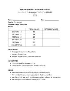 Year 2 Science Exam Paper