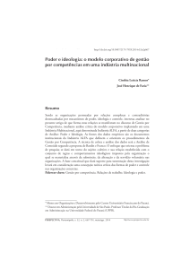 Poder e ideologia o modelo corporativo de gest&atilde;o por compet&ecirc;ncias em uma ind&uacute;stria multinacional