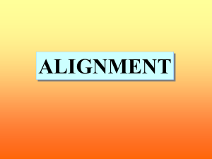 Mechanical Alignment Technical Manual
