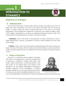 Introduction to Dynamics: Rigid Bodies Textbook Chapter