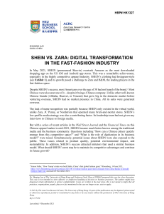 SHEIN vs Zara: Digital Transformation in Fast Fashion