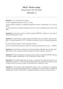 ME311 Machine Design Homework 3
