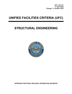 UFC 3-301-01 Structural Engineering Unified Facilities Criteria
