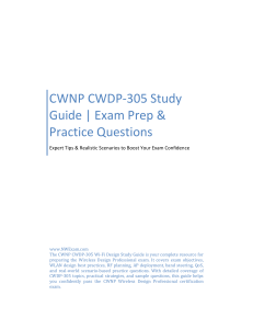 CWNP CWDP-305 Study Guide: Exam Prep & Practice