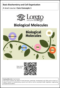 Basic Biochemistry and Cell Organisation A-level Course