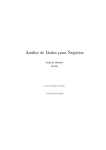 An&aacute;lise de Dados para Neg&oacute;cios: Estat&iacute;stica e Regress&atilde;o para Gest&atilde;o