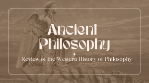 Ancient Philosophy: Western History Review