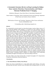 Systematic Review: Deep Learning for Kidney Stone Analysis from CT Imaging
