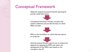 Conceptual Framework for Financial Reporting IFRS