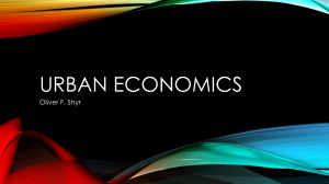 Urban Economics by Oliver F. Shyr - Lesson Zero Questions